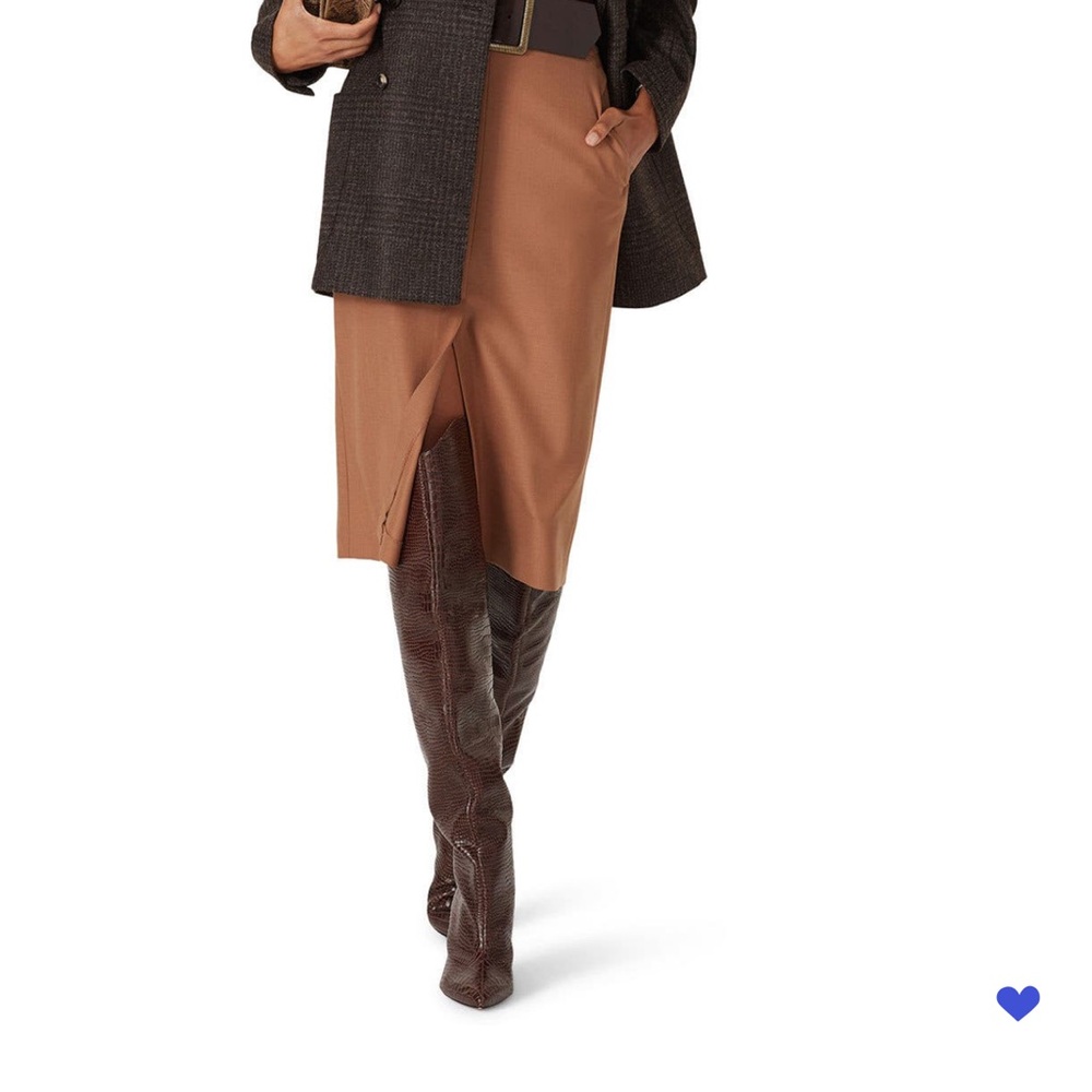 Seventy Brown Pencil Skirt
